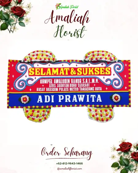 Papan Bunga Ucapan Selamat Karangcengis